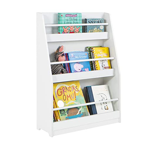 Estante Infantil SOBUY KMB45 (Branco - 58 x 18 x 81 cm) sobuy - Estantes e prateleiras de pé - MDF, madeira de pinho, 58 x 18 x 81 cm, 15 kg