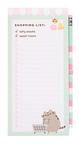 Bloco de Notas Magnético ERIK EDITORES Pusheen Grupo Erik - Cadernos e bloco de notas - 65 folhas, capa em borracha, 10 x 21 cm
