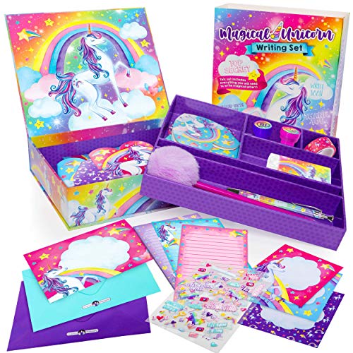Conjunto de Papelaria Infantil UNICORNIO (Idade Mínima: 6 Anos) Original Stationery - Papelaria - papelaria, infantil, unicórnio