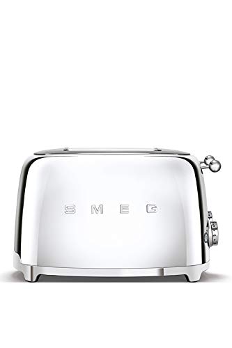 Torradeira Smeag 04FV1001 (4 fatias - 1350 W) Smeg - Torradeiras - 4 fatias, 1350 W, cromado, aço inoxidável