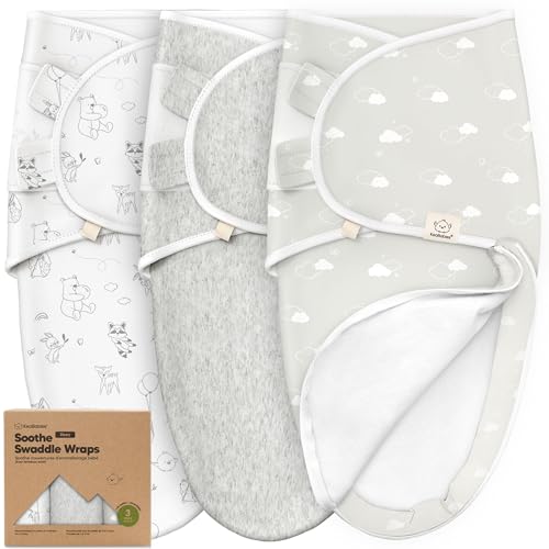 Saco de Dormir ASPIRE Sleep Sac with Zipper (0-3 meses) KeaBabies - Roupa - algodão, ergonômico, resistente, 0-3 meses