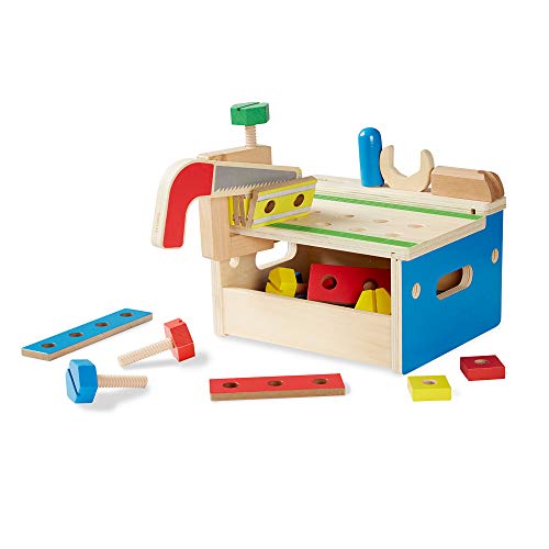 Jogo Tradicional MELISSA & DOUG Madeira - Castanho - 20 x 13.5 x 3 cm Melissa & Doug - Ferramentas de brinquedo - madeira, castanho, 20x13.5x3 cm, 6 peças