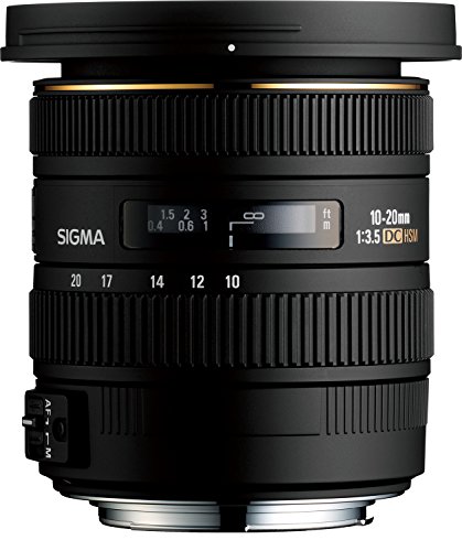 Objetiva SIGMA DC EX 10-20mm/3.5 HSM (Encaixe: Nikon F - Abertura: f/22 - f/3.5) Sigma - Lentes de câmera - 10-20mm, f/22-f/3.5, wide lens, nikon f