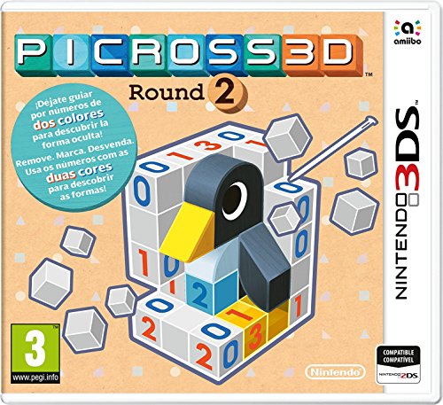 Jogo Eletrónico PICROSS 3D ROUND 2 (Nintendo 3DS - Inglês) Nintendo - Software de jogos de vídeo - quebra-cabeças, nintendo 3ds, tridimensional