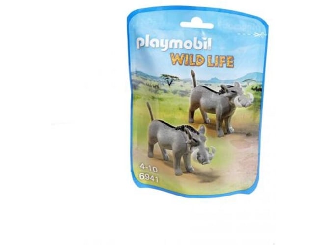 Figuras de Brincar PLAYMOBIL Facoceros Africanos PLAYMOBIL - Brinquedos - facoceros, africanos, polícia, acessórios, arma