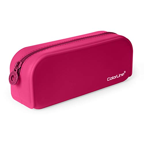 Estojo COLORLINE Multicor (Silicone - 18x7x5cm) PracticOffice - Estojos para canetas e lápis - silicone, compacto, resistente, 18x7x5cm