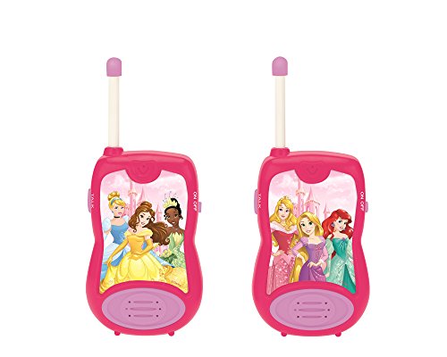 Walkie Talkie LEXIBOOK Princesses Disney Lexibook - Rádios bidirecionais - walkie-talkie, LEXIBOOK, princesas disney, transmissão, antena flexível, pilhas