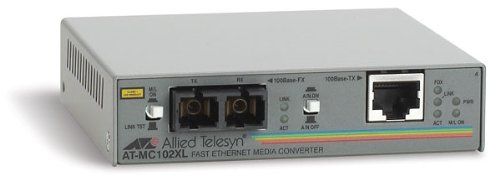 Conversor de rede ALLIED TELESIS AT-MC102XL Allied Telesis - Adaptadores power over ethernet - conversor, rede, dvi, 1/2
