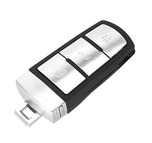 Chaveiro Automático Volkswagen Passat B6/B7 3C CC Phonillico - Segurança e proteção para veículos - automático, preto, alumínio
