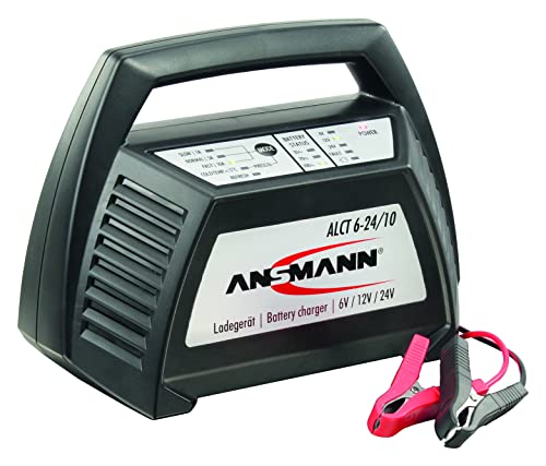 Carregador de Baterias ANSMANN ALCT 6-24/10 Ansmann - Carregadores de bateria de veículo - carregador, bateria, ansmann, alct 6-24/10, automóveis, motocicletas