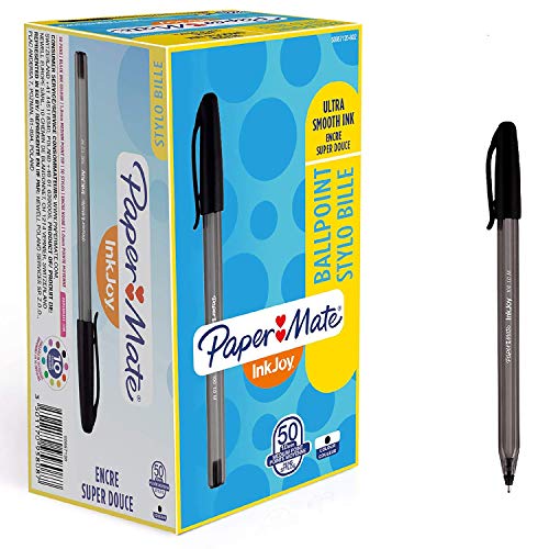 Esferográfica PAPERMATE Inkjoy 100 Preto Paper Mate - Canetas - resistente à água, azul, borracha, clip