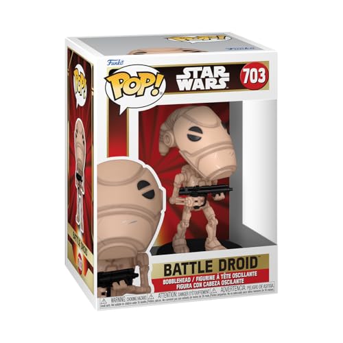 Figura FUNKO POP Star Wars: Episode I - Battle Droid Funko - Brinquedos - pvc, 100mm, battle droid, star wars