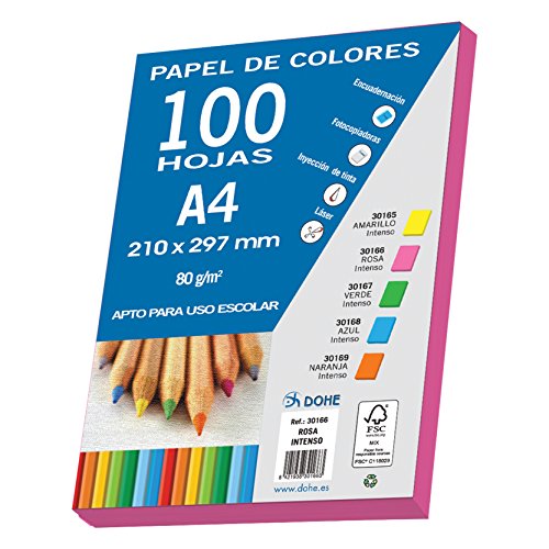 Folhas para Impressão DOHE 10X15 cm Rosa DOHE - Papel de impressora e copiadora - impressão, rosa, a4, alta qualidade