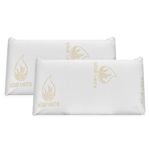 Almofada DUÉRMETE ONLINE Viscoelástica Aloe Vera (80x40cm) Duérmete Online - Almofadas - viscoelástica, aloe vera, 80x40cm
