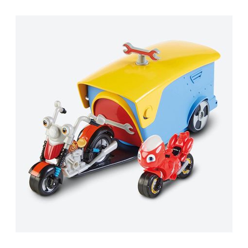Maxwell e Ricky Zoom Playset com Remorques (Idade mínima recomendada: 3 anos) TOMY - Conjuntos de brinquedos - remorques, 3 anos