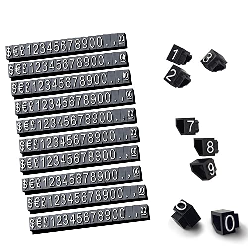 Kit de etiquetado de preços 10 peças (Branco) Wanfoou - Etiquetas e tags - kit, etiquetado, preços, 10 peças