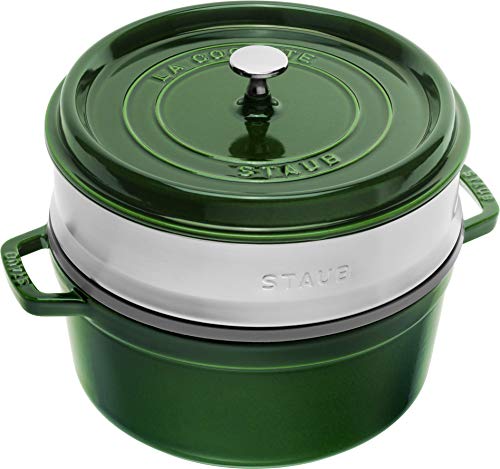 Panela de Cozedura em Gres STAUB 1133885 STAUB - Fornos holandeses - verde, alumínio, 5l