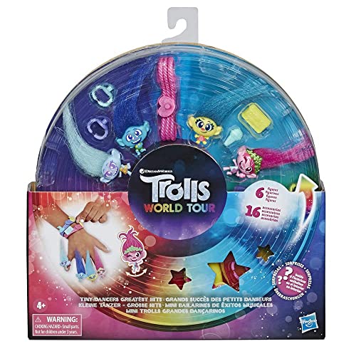 Figura DREAMWORKS TROLLS 2 Tournee Mondiale Hasbro - Bonecos de ação e brinquedo - figura, dreamworks, trolls 2, tournee mondiale, pvc, 7 cm
