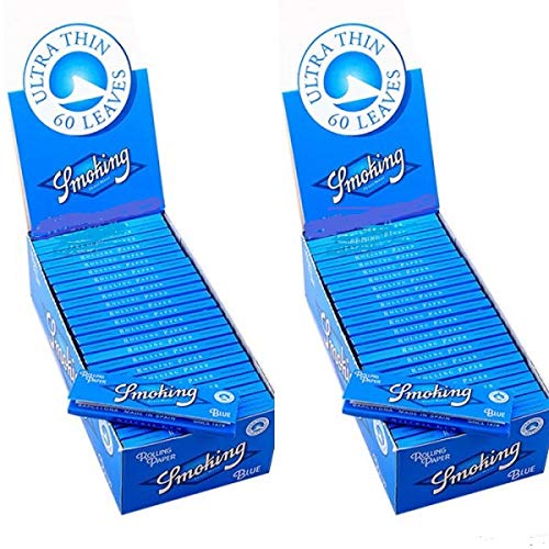 Papel para Ligar SMOKING BLUE (70x37 mm - Azul) Smoking - Acessórios de fumar - azul, 70x37 mm