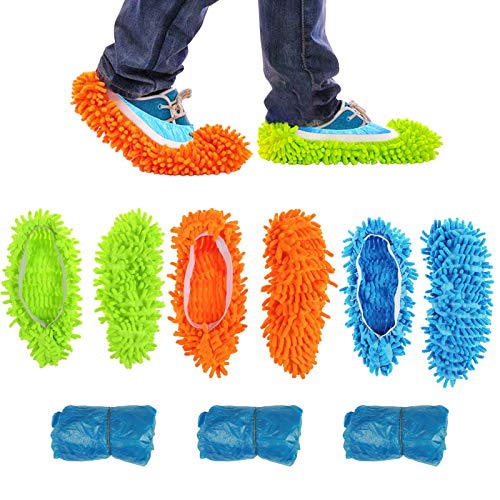 Conjunto de 3 Sapatos de Limpeza KATOOM KATOOM - Cabeças de esfregão e recargas - conjunto, sapatos, limpeza