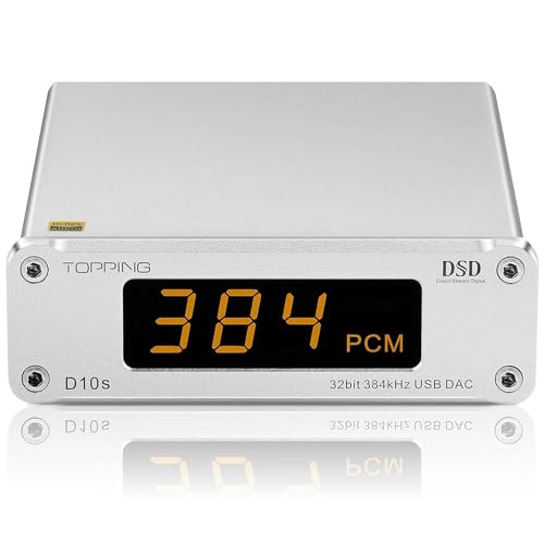 Topping D10S DAC Amplificador Hi-Res Digital Audio Converter Topping - Áudio - DAC, amplificador, hi-res