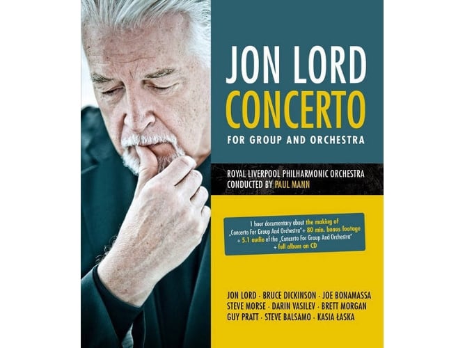 Jon Lord - Concerto For Group & Orchestra (Blu-Ray) / Cd EDEL RECORDS - Dvds e vídeos - jon lord, concerto, blu-ray, cd