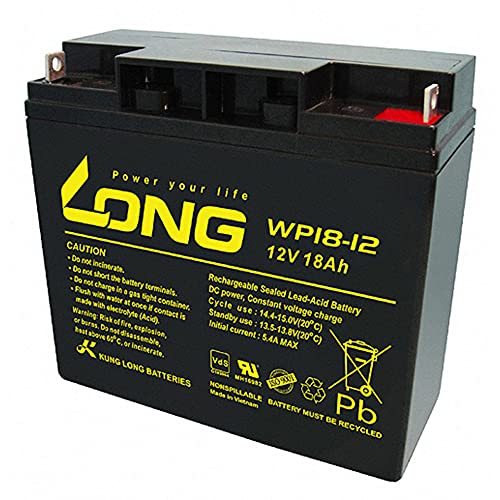 Bateria para Carro Elétrico KUNG LONG WP18-12SHR Kung Long - Baterias - carro elétrico, bateria, wp18-12shr