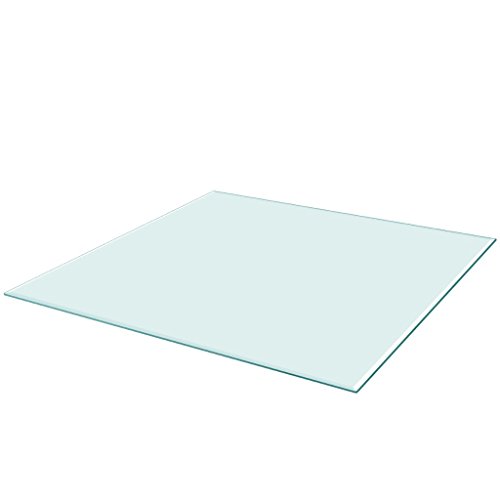 Tampo de Mesa Vidaxl Quadrado Transparente (Vidro - 70 x 70 cm) vidaXL - Móveis de exterior - transparente, vidro, 70x70 cm