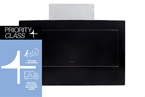Exaustor de Cozinha SAUBER SCDP90B (90 cm) SAUBER - Eletrodomésticos de cozinha - 90 cm, design inclinado, vidro, vanguardista