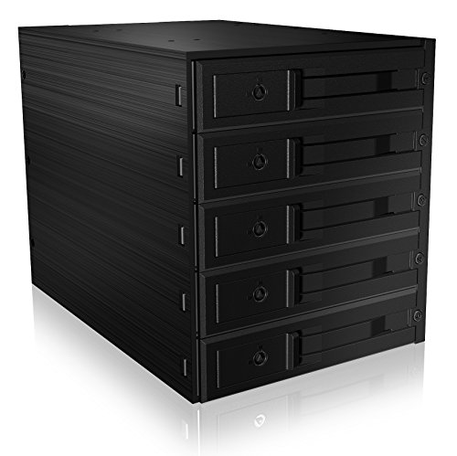 Caixa para Discos Rígidos ICY BOX IB-565SSK ICY BOX - Gabinetes de computador de mesa e servidor - 5 TB, HDD, alumínio, plug & play