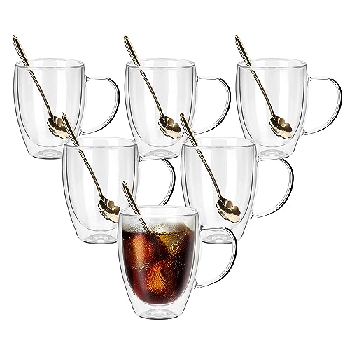 Conjunto de Copos e Colheres JNSMFC | Transparente JNSMFC - Canecas - copos, colheres, transparente, design elegante
