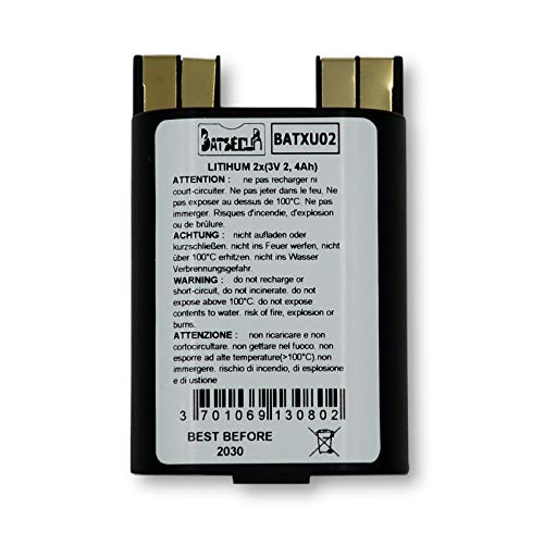 Bateria para Alarme Digital LogiTech BATXU02 BATSÉCUR - Baterias - bateria, alarme digital, logitech, batxu02, rxu02x daitem, litio não-recarregável