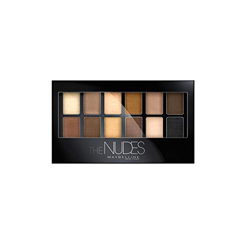 Paleta de Sombras para Olhos Maybelline Eye Studio The Nudes MAYBELLINE - Maquiagem para os olhos - naturais, elegantes, 12 cores, pigmentadas