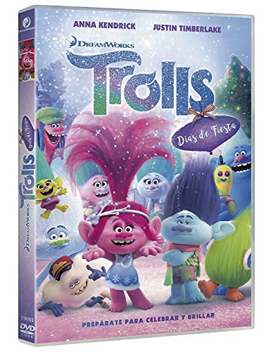 Trolls Holiday / Trolls Dias De Fiesta (Edição em Espanhol) UNIVERSAL - Dvds e vídeos - trolls, férias, bergens, missão