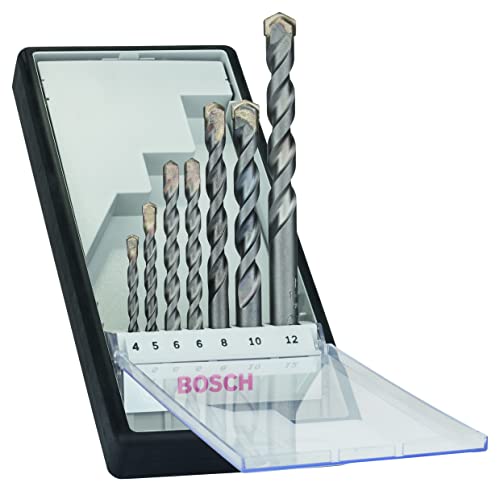 Conjunto de Brocas BOSCH em Aço Carbono 2607010545 (7 peças) Bosch - Acessórios para brocas e parafusadeiras - aço carbono, 7 peças, perfuração duros