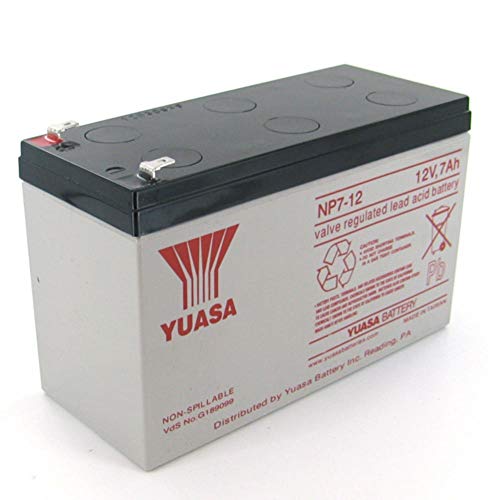 Bateria YUASA NP7-12 (Para 1 x Notebook - 14.4V) Yuasa - Baterias de uso geral - 14.4 V, 1200 mAh, preto, ião-lítio