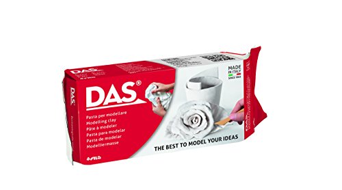 Plástico Modelador DAS PASTA Branco (1 kg) DAS - Materiais de cerâmica e escultura - plástico, modelador, das pasta, branco, kg