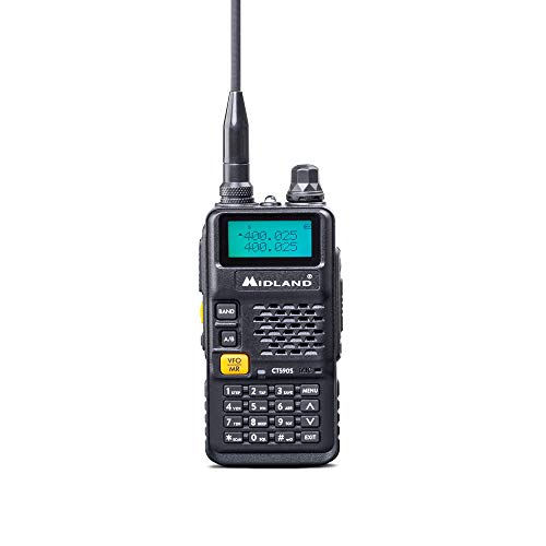 Rádio Portátil MIDLAND CT590S (128 canais - Até 8 h - Preto) Midland - Rádios bidirecionais - portátil, 128 canais, 8h autonomia, preto