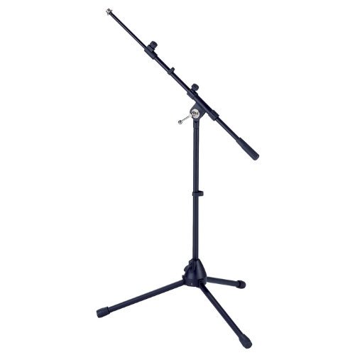 Suporte para Microfone FONESTAR MS120N Adam Hall - Suportes de microfone - 3 pernas, braço girafa, vesa padrão, altura ajustável