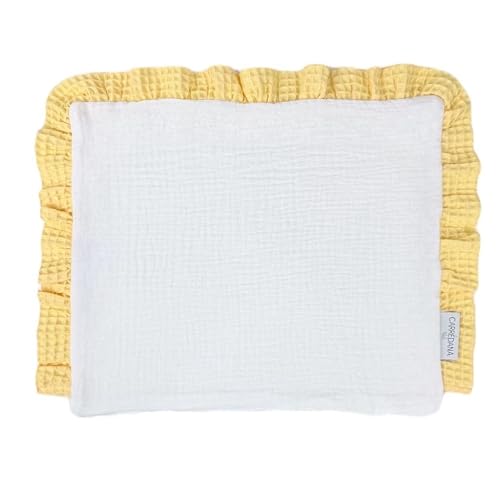 Protetor de Colchão para Carrinho com Tecido Waffle Amarelo CARREDANA - Protetores de colchão - tecido waffle, amarelo