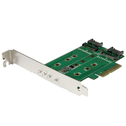 Placa/adaptador de interface startech.com pexm2esat m.2 (Acessório Informática e Tel.) STARTECH.COM - Dispositivos de armazenamento - M.2, interface, adaptador