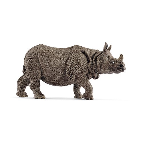 Figuras de Brincar SCHLEICH Rhino Indiano Schleich - Bonecos de ação e brinquedo - figura, brincar, schleich, rhino, indiano, 18cm