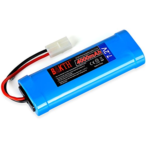 Bateria Recarregável BAKTH 7.2V 4000mAh NiMH RC BAKTH - Baterias - 7.2V, 4000mah, nimh, rc