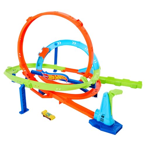 Pista HOT WHEELS Let'S Race Cyclone Challenge Hot Wheels - Brinquedos - 