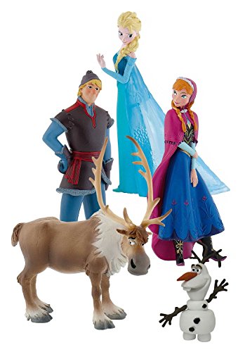Conjunto de Figuras BULLYLAND Frozen (Idade Mínima Recomendada: 3 anos) Bullyland - Bonecos de ação e brinquedo - frozen, anna, Elsa, Kristoff, Sven, olaf