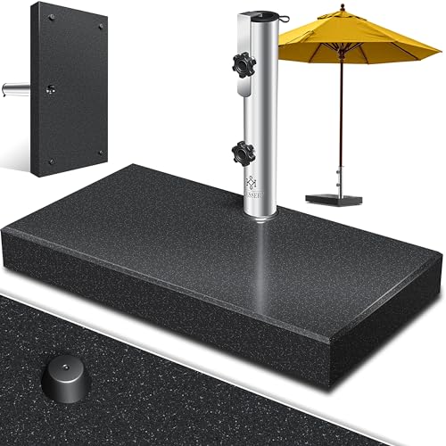 Suporte de Guarda-Sol KESSER 1000000051 | Preto KESSER - Móveis de exterior - resistente, alta qualidade, fácil montagem, granito, transporte