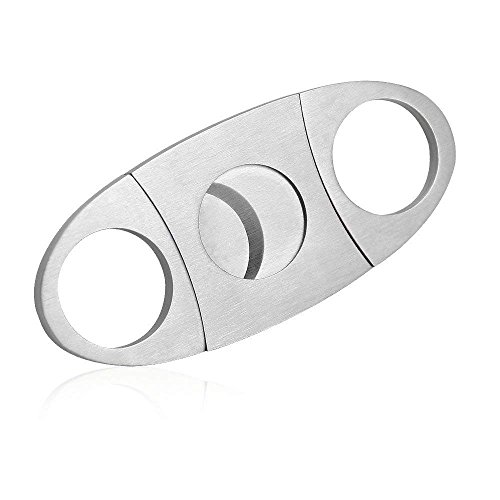 Cortador de Fumo JTDEAL 1.5x17cm (Prateado) JTDEAL - Cortadores de charuto e socadores - 1.5x17cm, prateado
