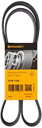 Cinto para Máquina de Lavar Roupa CONTITECH 6PK1330 CONTITECH - Variadores de frequência e velocidade ajustável - conjunto, 6 cintas, comprimento 130 cm, força 3.5 kg