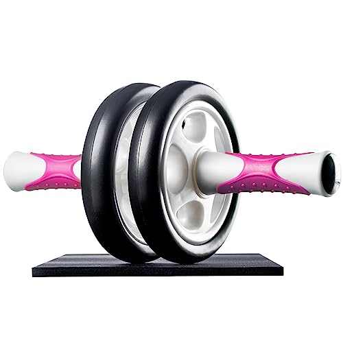 Rodas Abdominal ULTRASPORT (Preto - Plástico) CK866 - Levantamento de peso - exercício, ajuste, leve, portátil