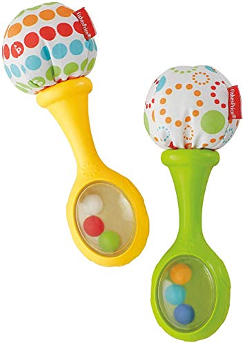 Brinquedo Musical FISHER-PRICE BLT33 (0.25 anos) Fisher-Price - Percussão manual - maracas, sons de sino, pompons, 0.25 anos